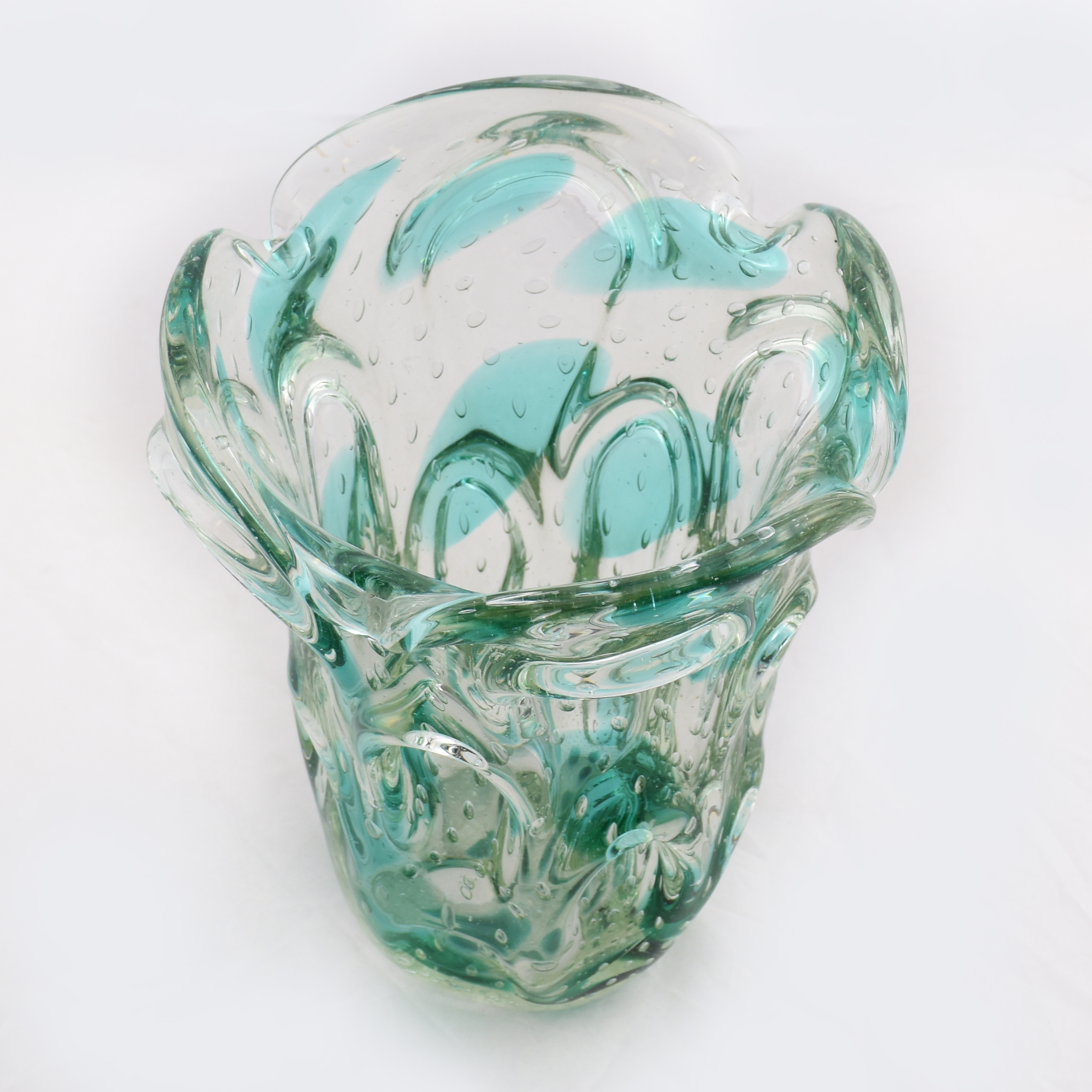 Vaso em vidro artístico soprado de Murano - foto 2 de 3