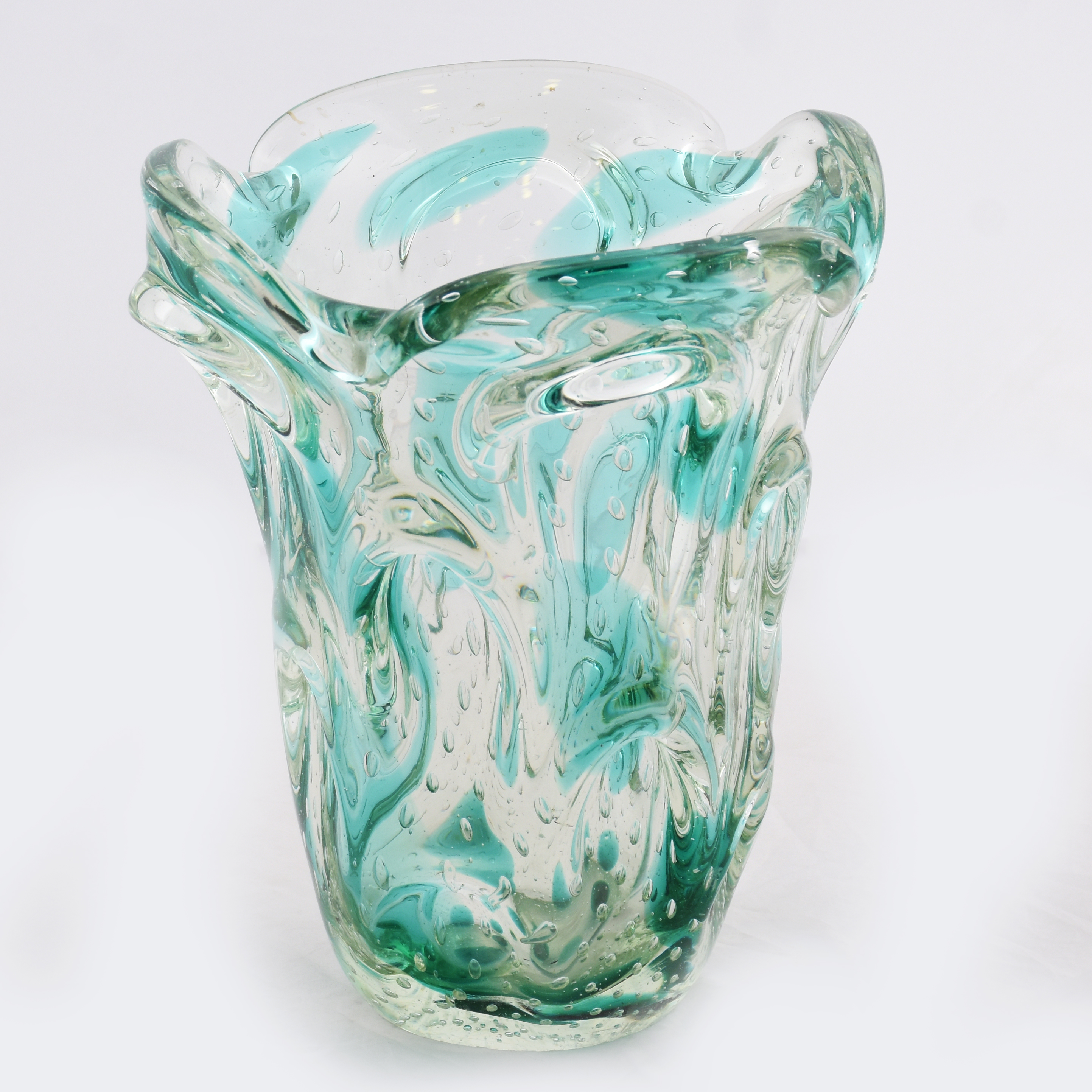 Vaso em vidro artístico soprado de Murano - foto 1 de 3