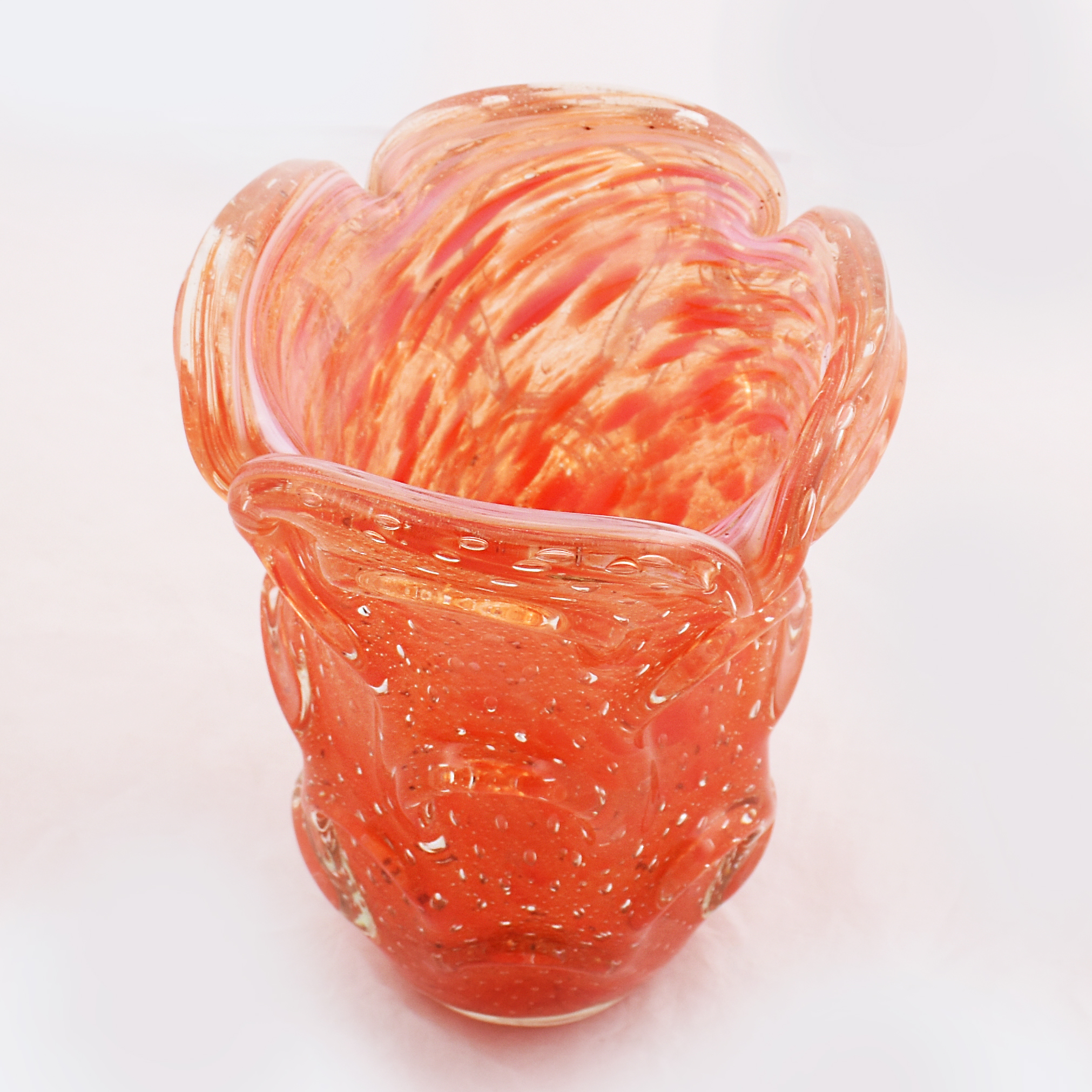 Vaso em vidro artístico soprado de Murano - foto 2 de 3