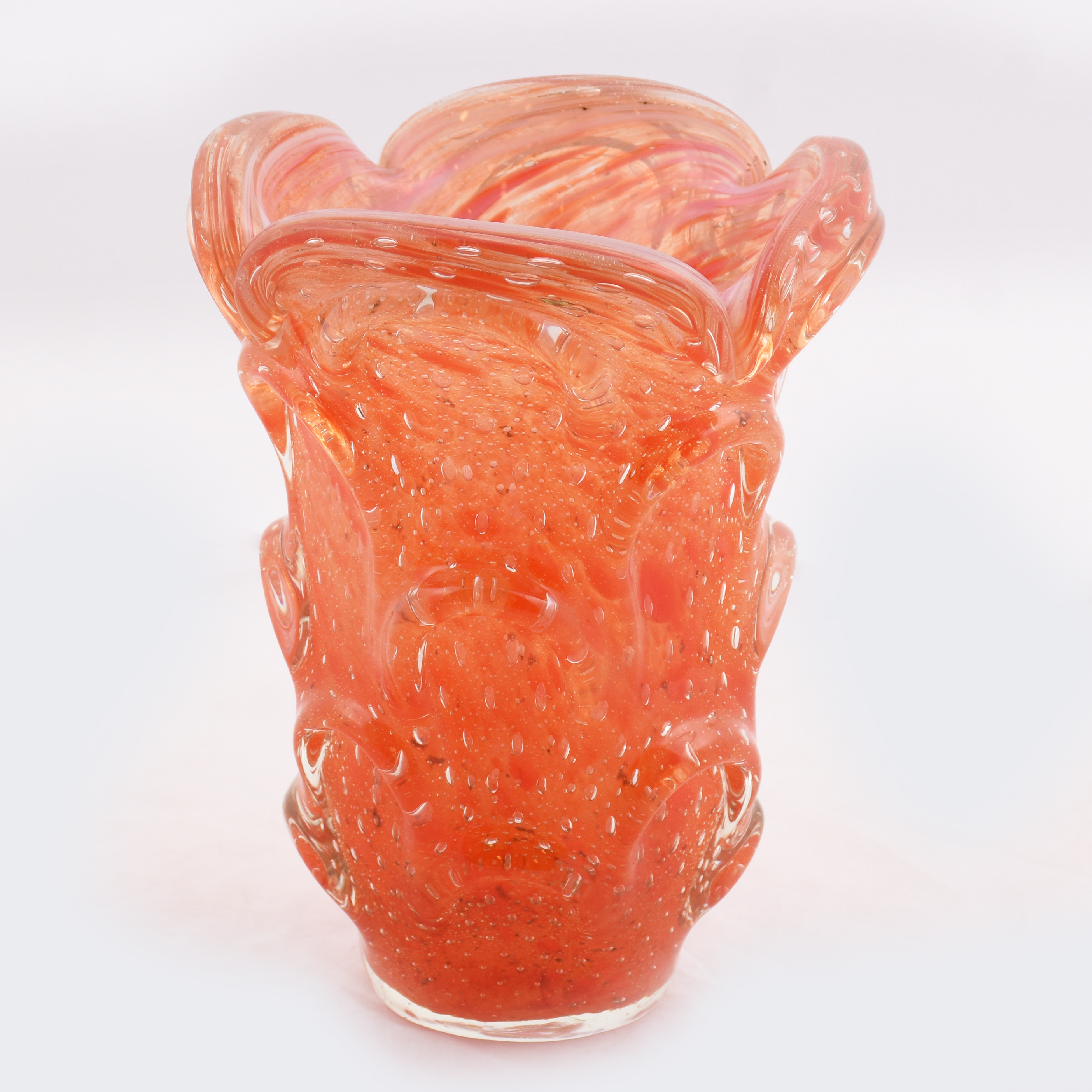 Vaso em vidro artístico soprado de Murano - foto 1 de 3