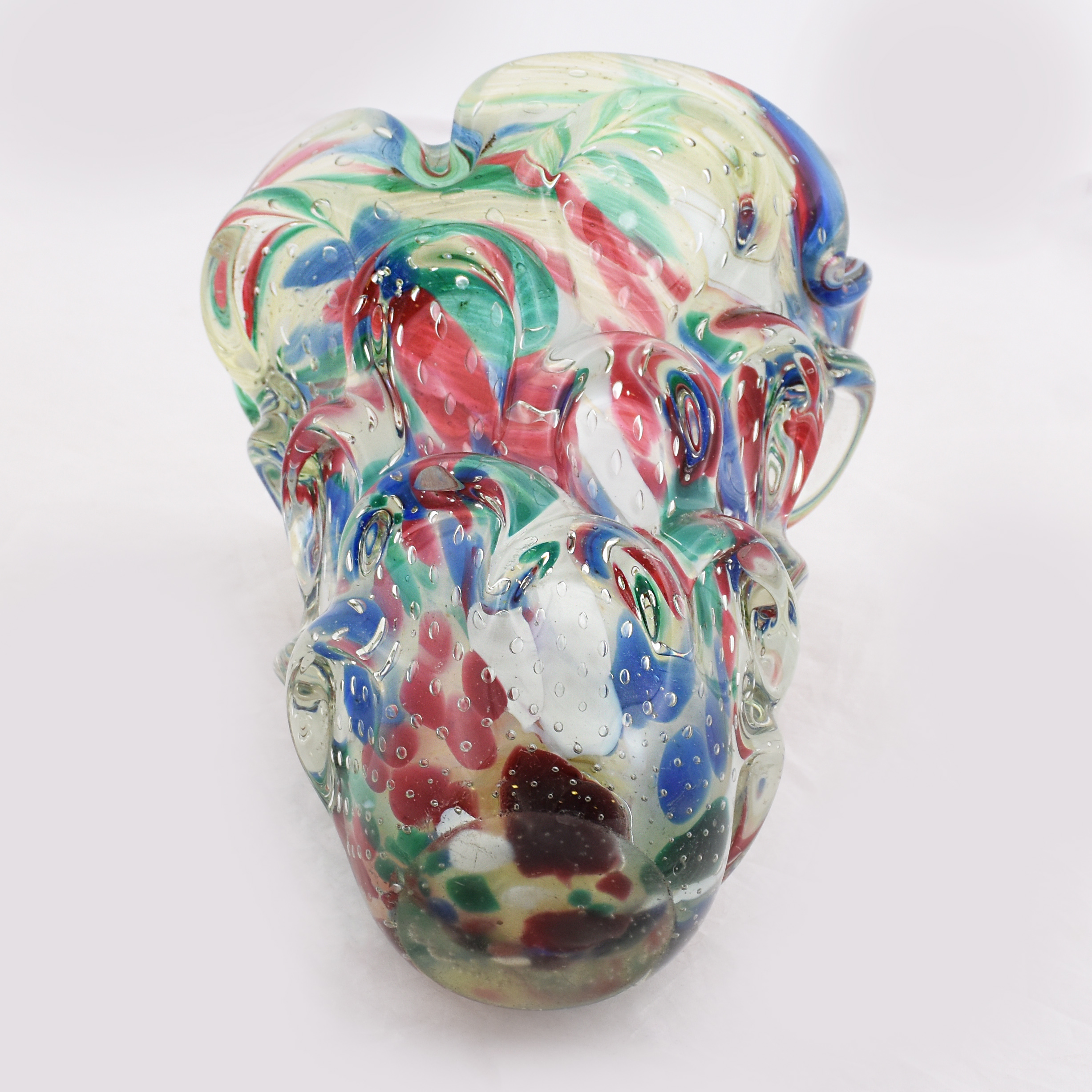 Vaso em vidro artístico soprado de Murano - foto 2 de 3