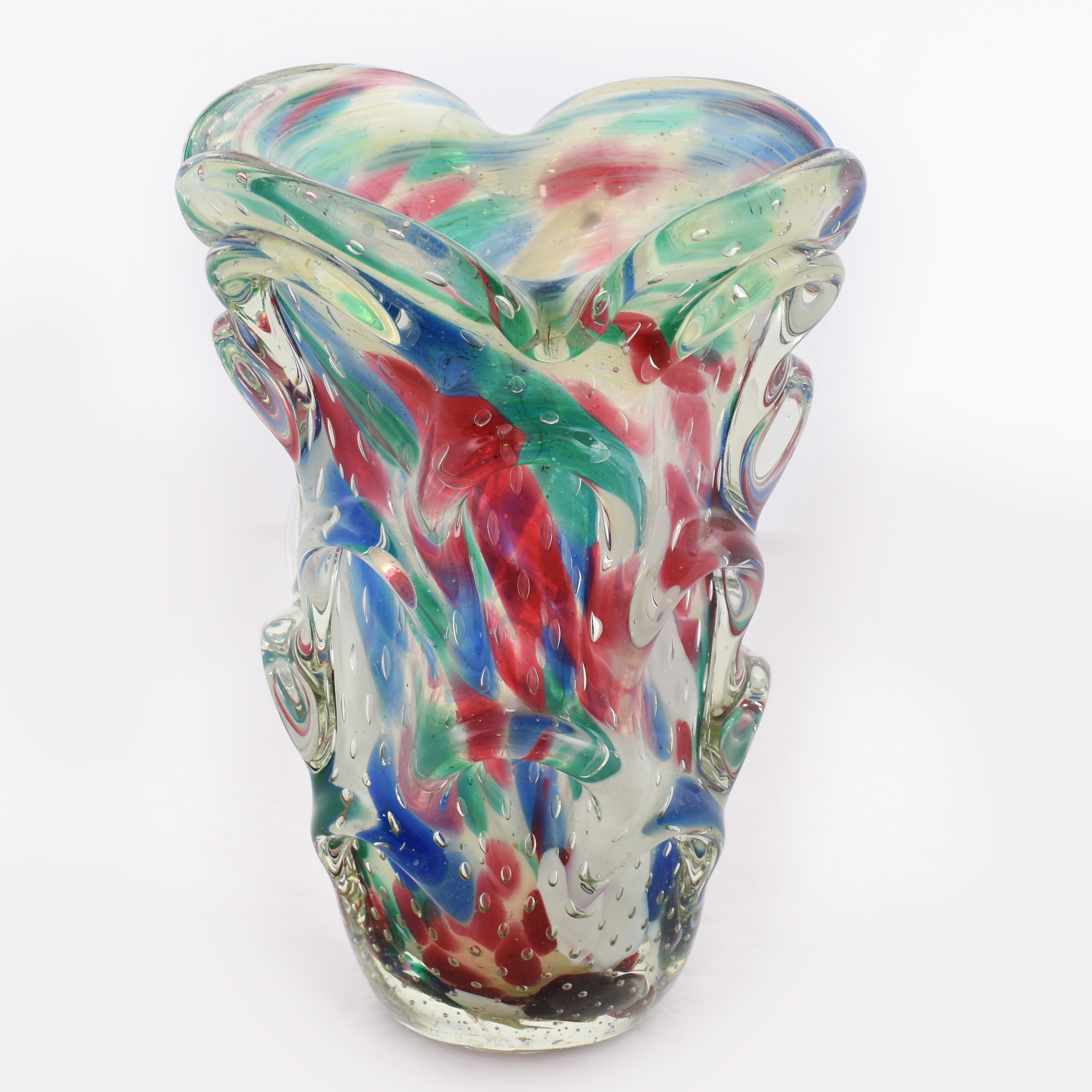 Vaso em vidro artístico soprado de Murano - foto 1 de 3