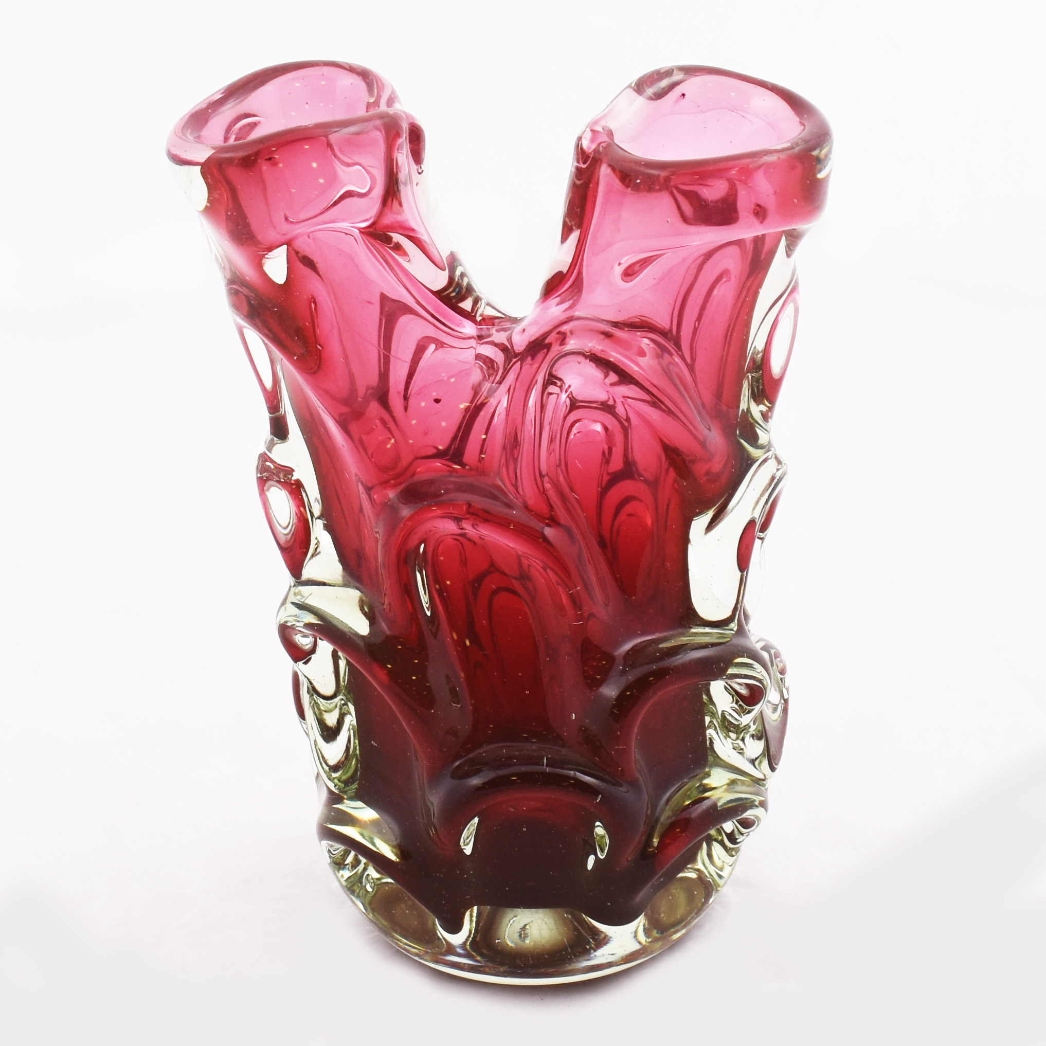 Vaso em vidro artístico soprado de Murano - foto 1 de 3
