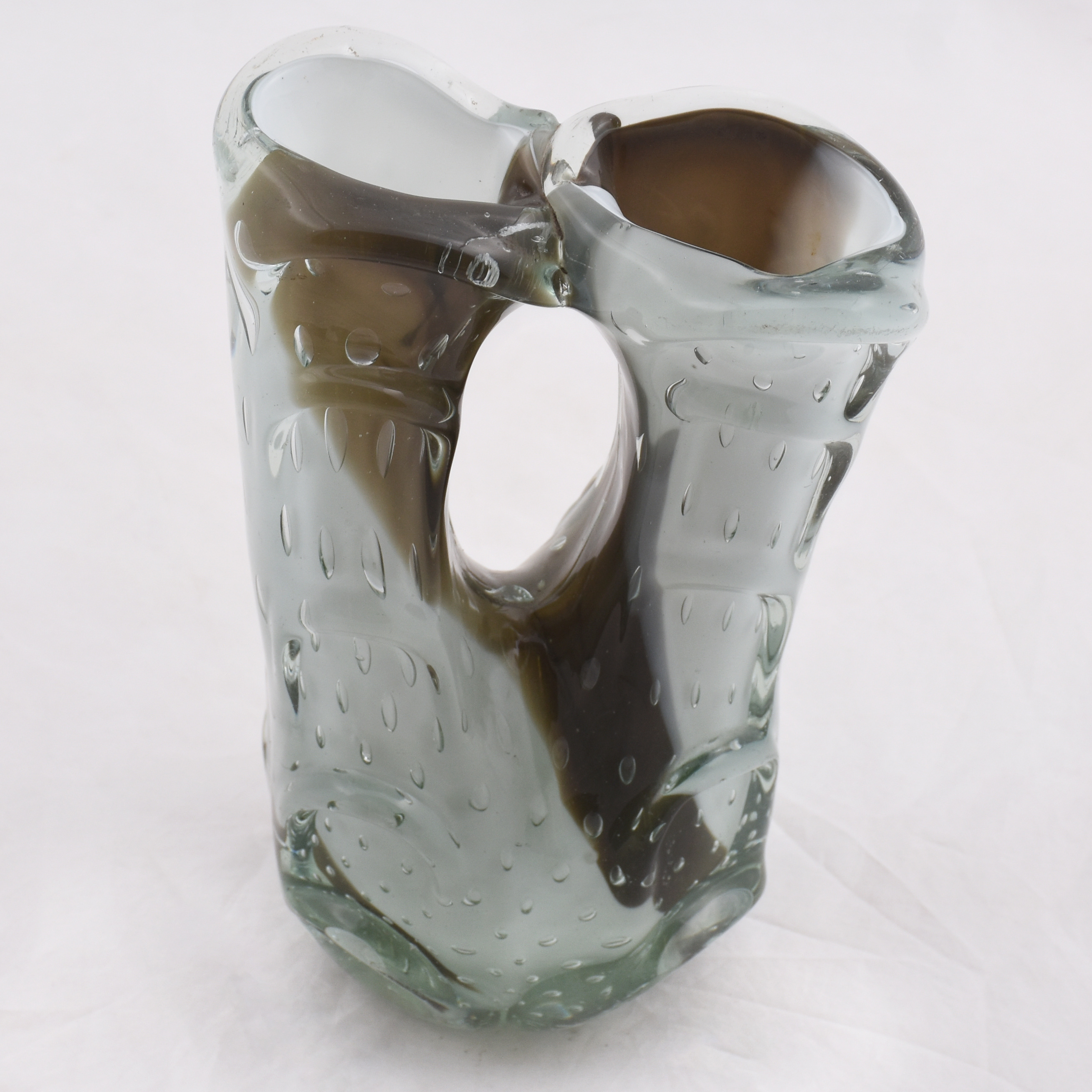 Vaso em vidro artístico soprado de Murano - foto 1 de 3