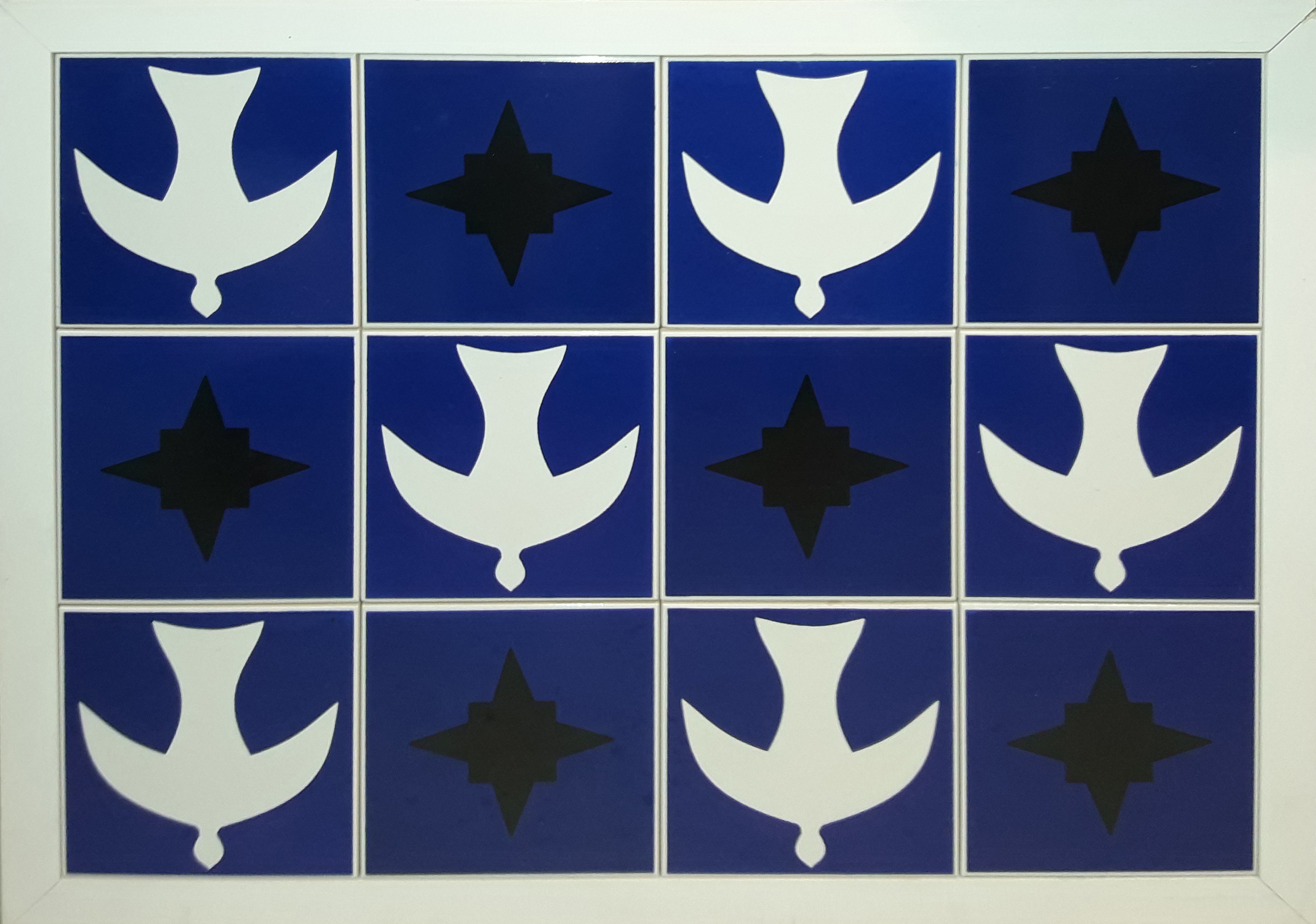 Athos Bulcão (1918-2008), Azulejos da Igrejinha Nossa Senhora de Fátima - foto 1 de 2