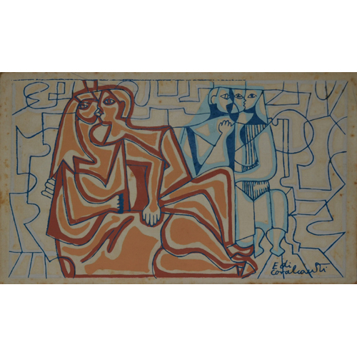 Di Cavalcanti (1897-1976), O beijo - foto 1 de 2