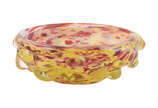 Bowl em vidro artístico soprado de Murano - Técnicas de bolhas de ar e repuxados a quente para aumentar a reflexão da luz.

10 x 24 (diâmetro)  cm