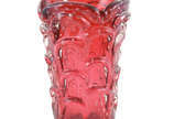 Vaso cactos em murano na cor vermelha - Vaso cactos em murano na cor vermelha