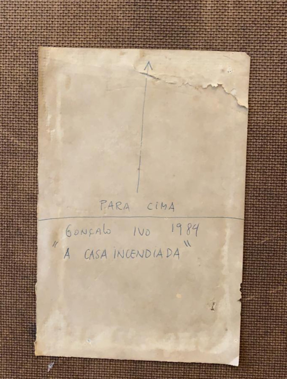 Gonçalo Ivo (1958), Casa Incendiada, 1984 - foto 3 de 3