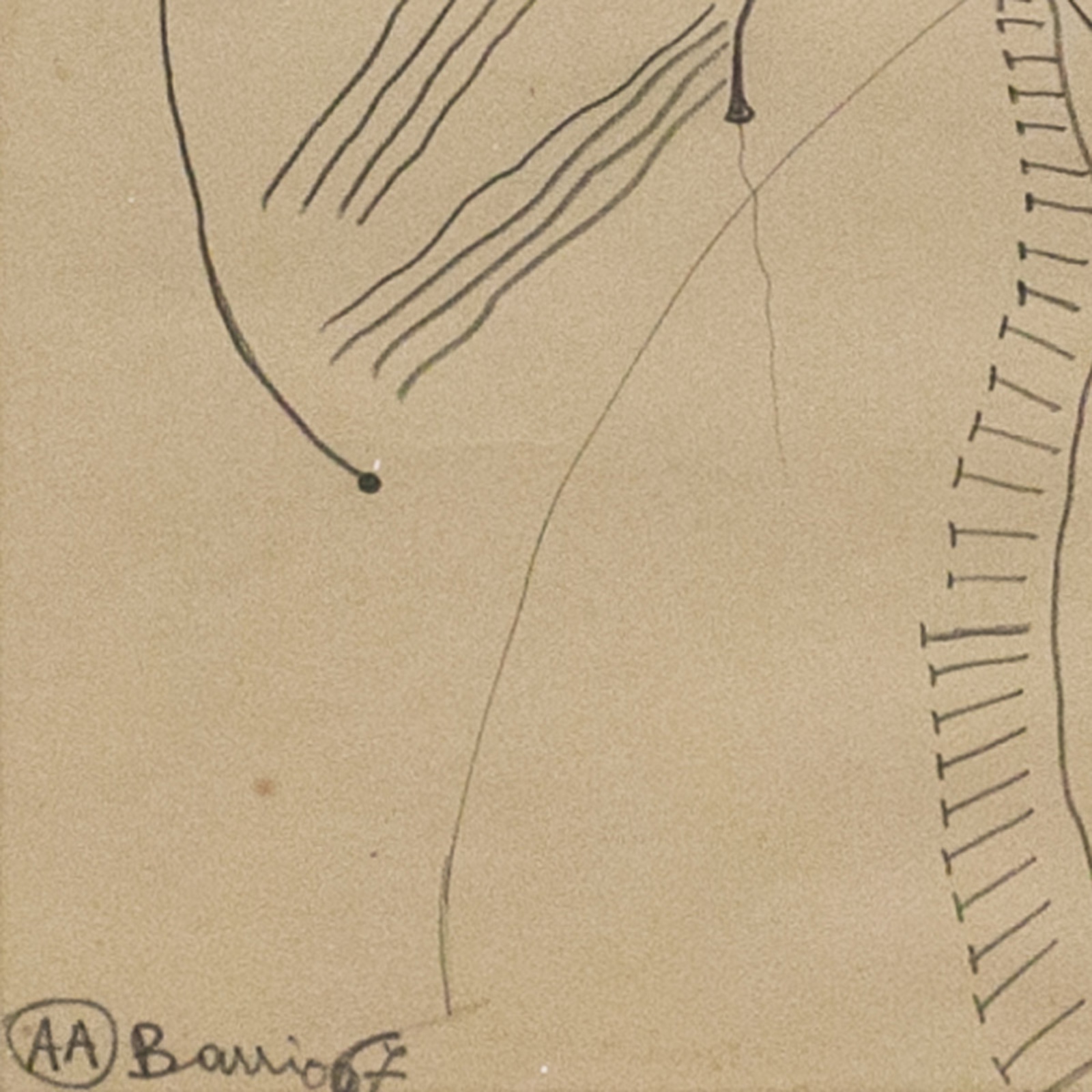 Artur Barrio (1945), Composição erótica "Vermelho",1967 - foto 3 de 3
