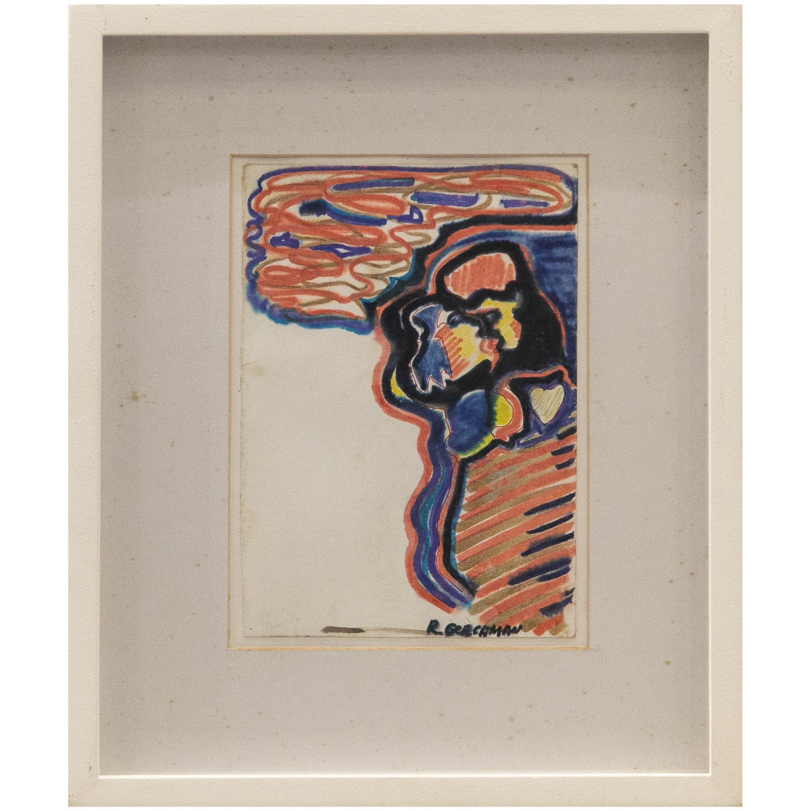  Rubens Gerchman (1942-2008), Beijo - foto 2 de 4