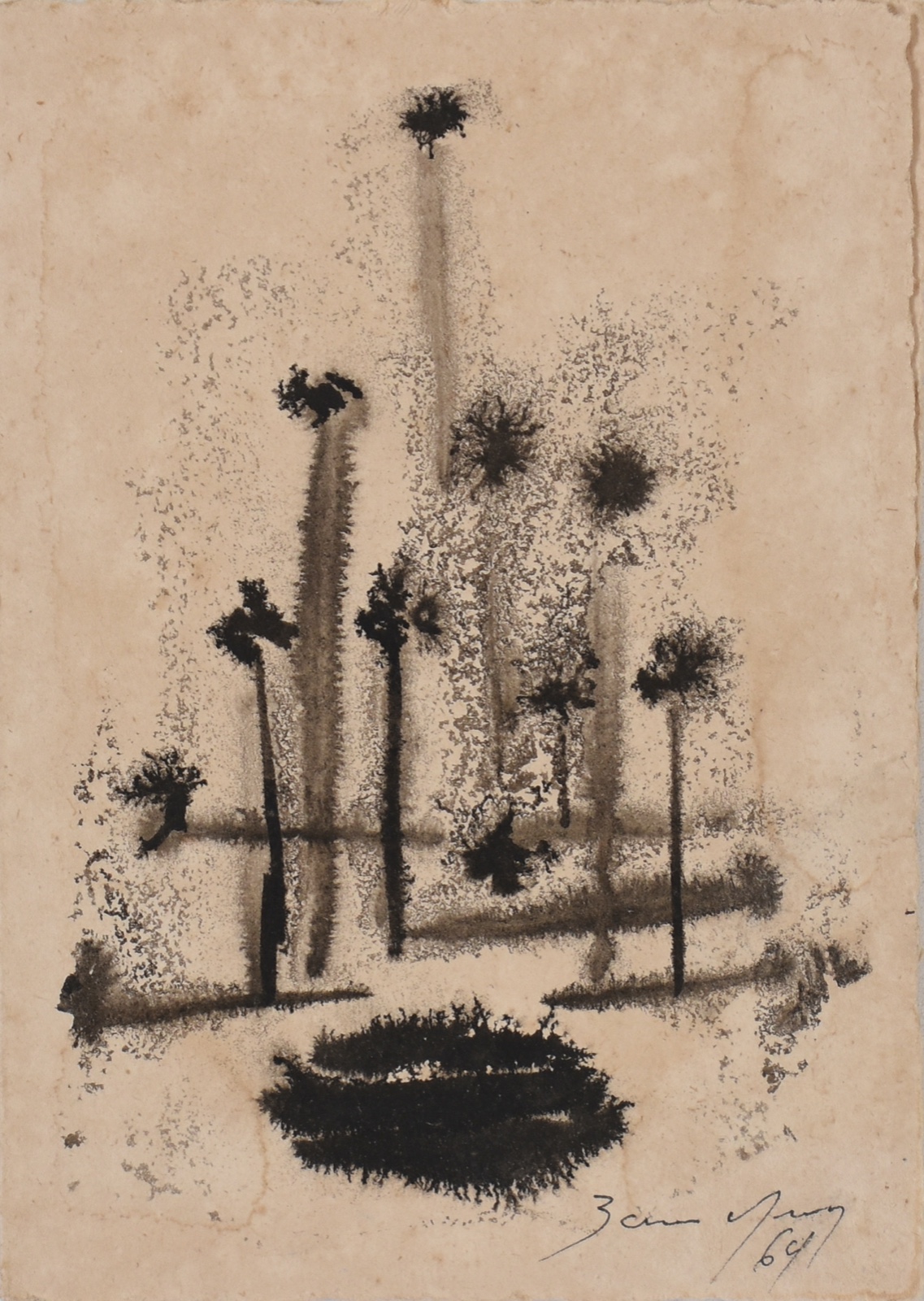 Antonio Bandeira (1922-1967), Cartão de Natal, 1964 - foto 1 de 3