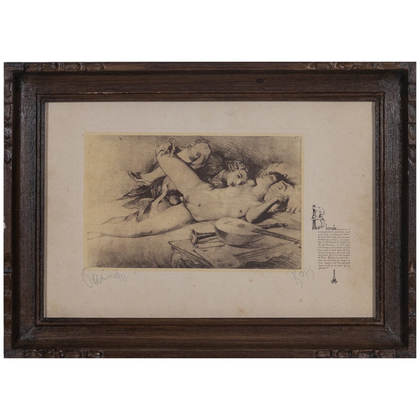 Félicien Rops (1883-1898), Erotico B - foto 2 de 3