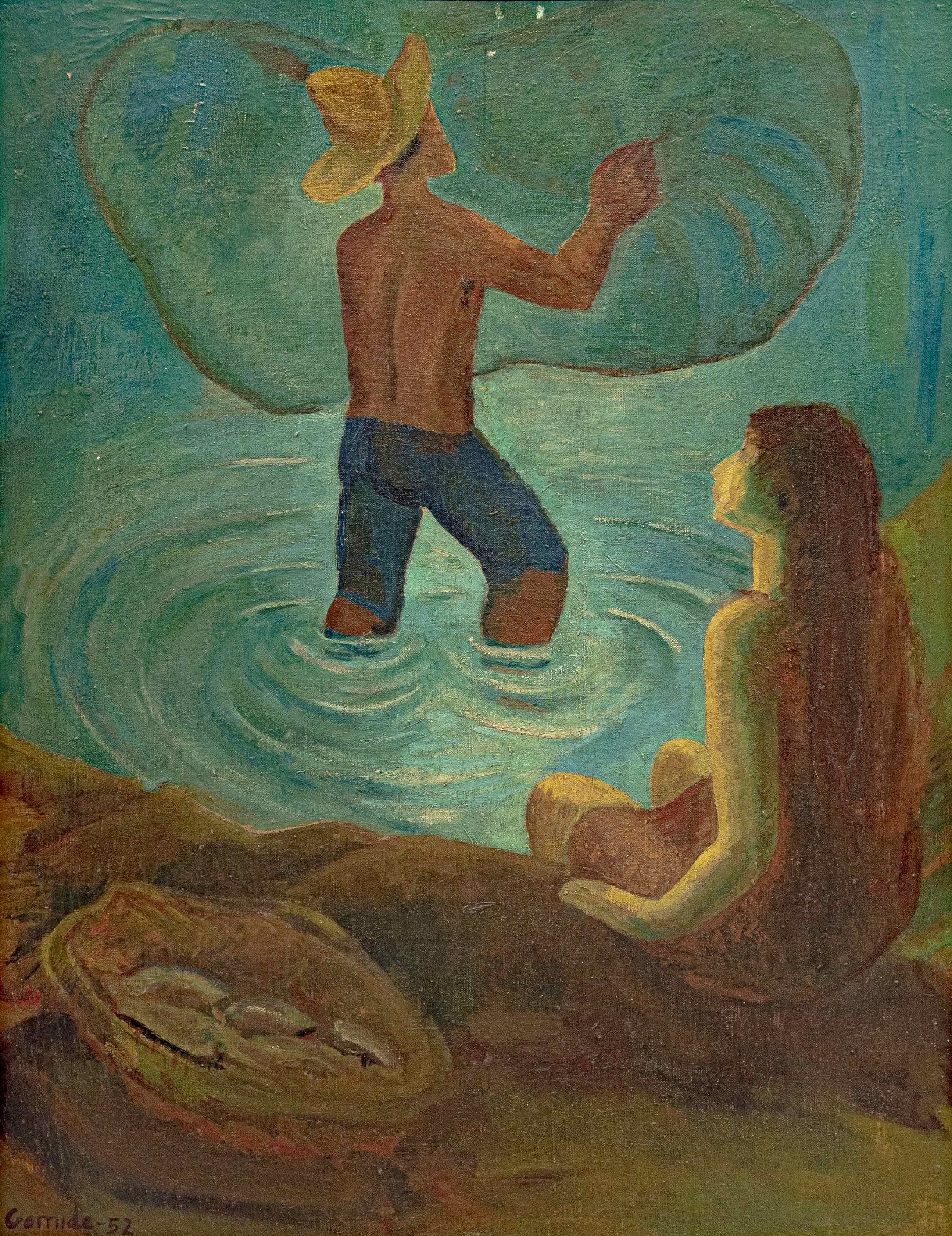 Antonio Gomide (1895-1967), Pescador, 1952