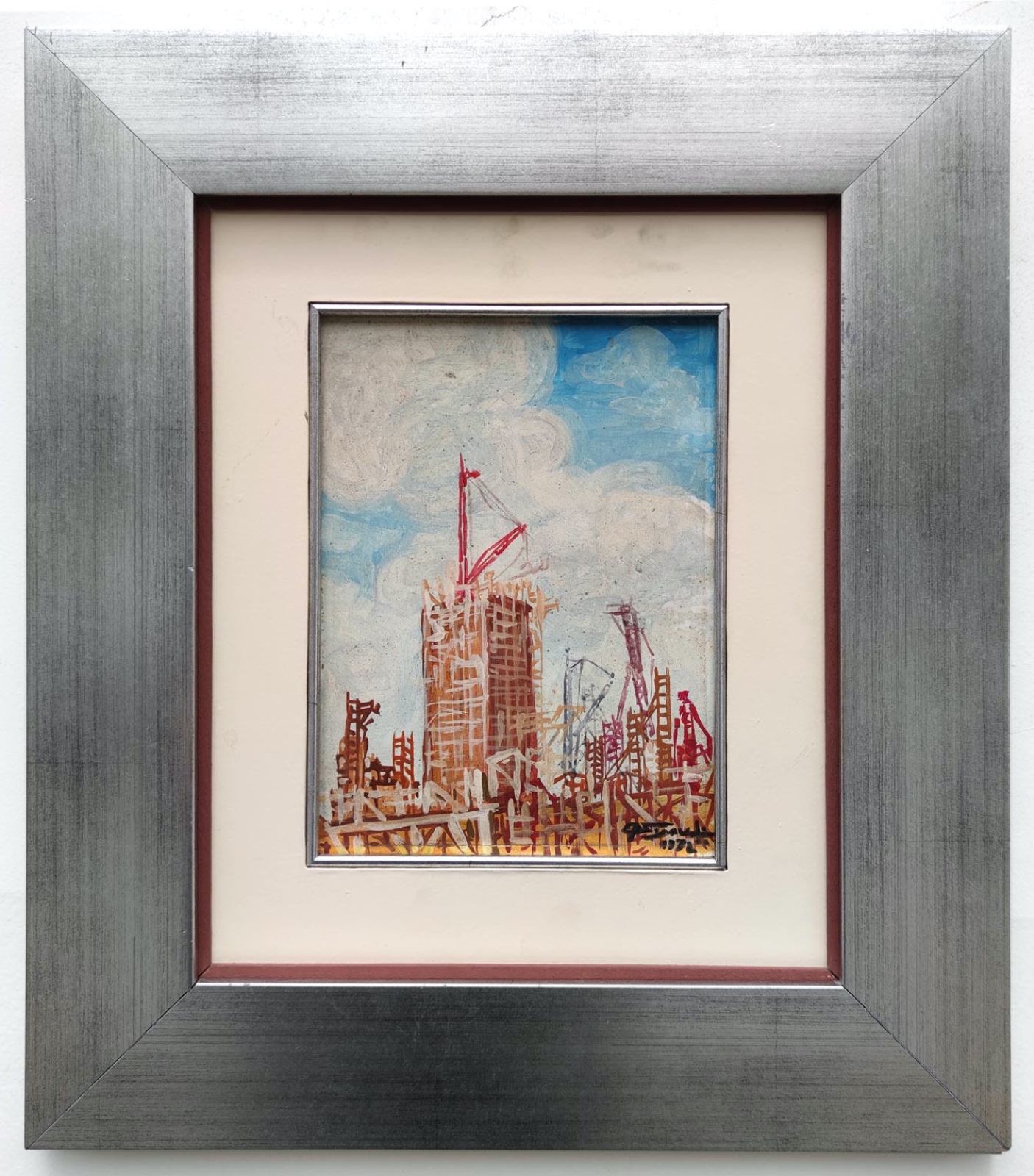 Eugênio Sigaud (1899-1979), "A CONSTRUÇÃO", 1972 - foto 2 de 2