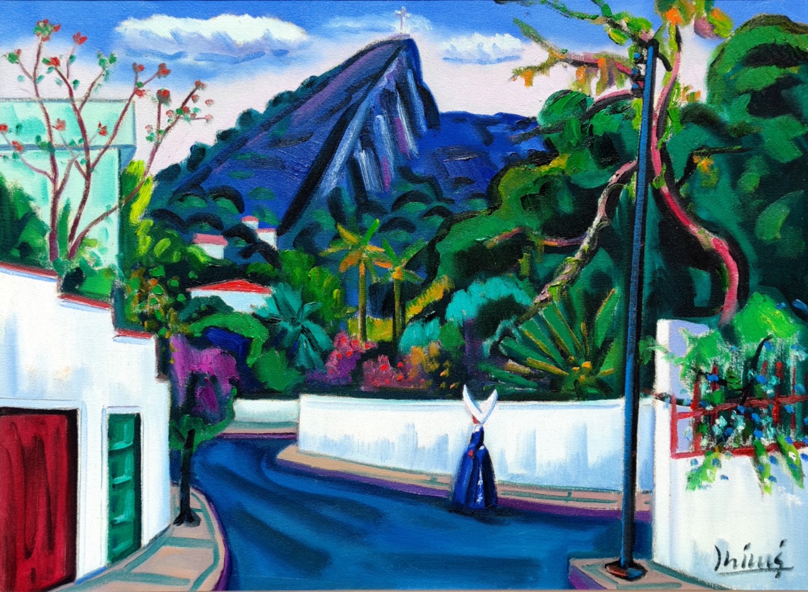 Inimá de Paula (1918-1999), Paisagem Humaitá, Rio, 1988 - foto 1 de 4