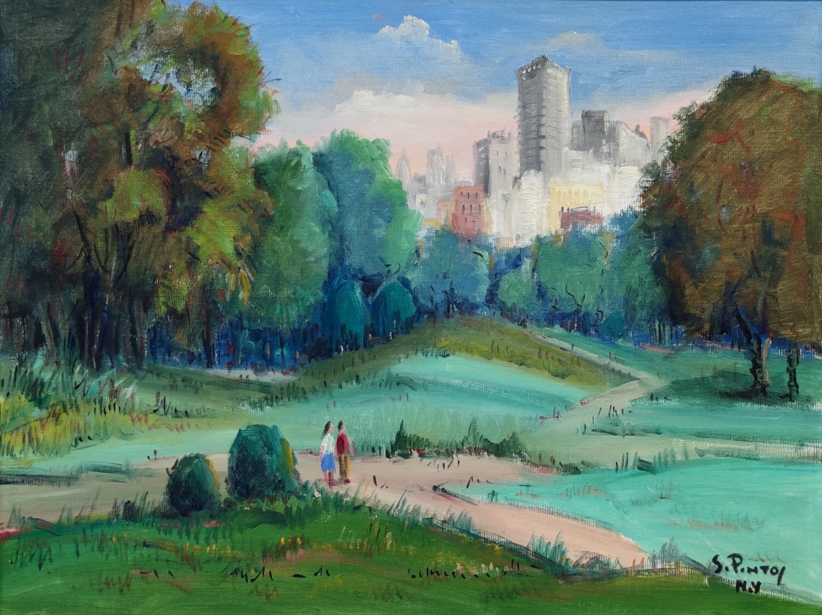 Sylvio Pinto (1918-1997), MANHATTAN, CENTRAL PARK, NY-1985 - foto 1 de 3