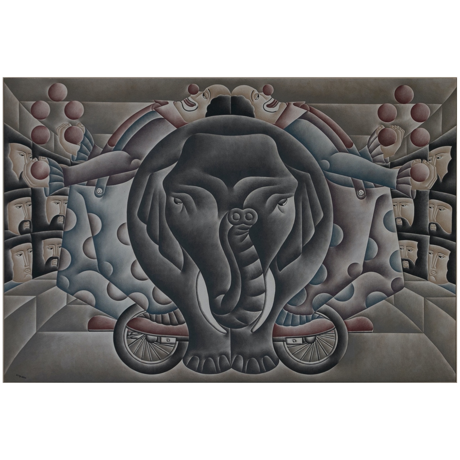 Vicente do Rêgo Monteiro (1899-1970), O circo, Circa 1960 - foto 1 de 6