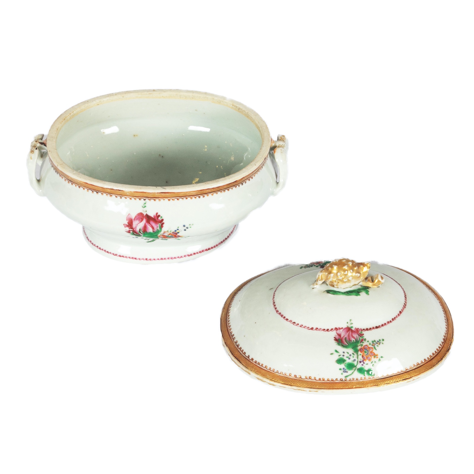Pequena terrina para molho em porcelana chinesa da Companhia das... - foto 2 de 3