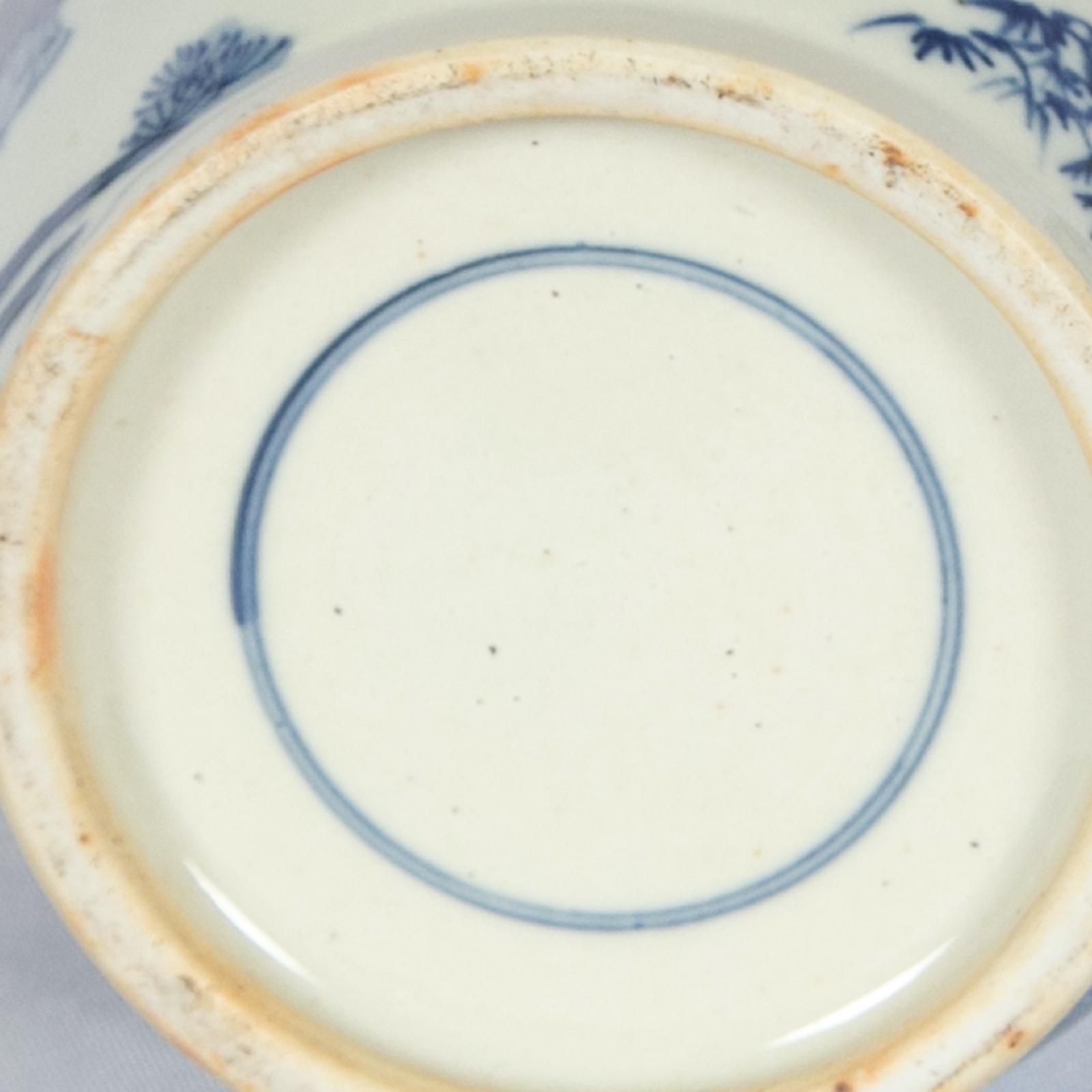 Par de vasos em porcelana chinesa de formato “rouleau”, decorados em... - foto 3 de 4