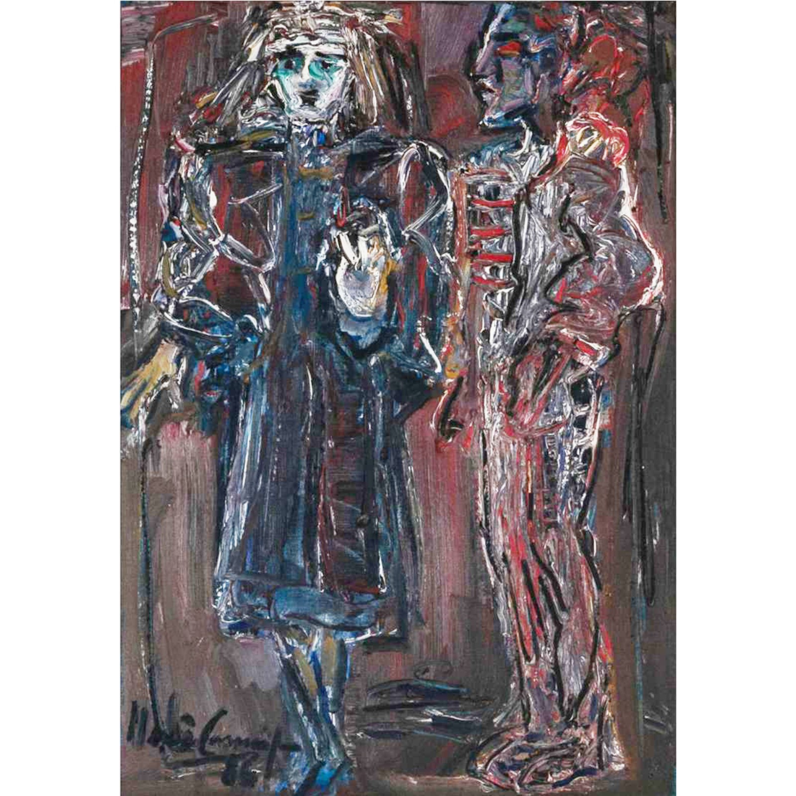 Iberê Camargo (1914-1994), Figura nº 43, 1986 - foto 1 de 4