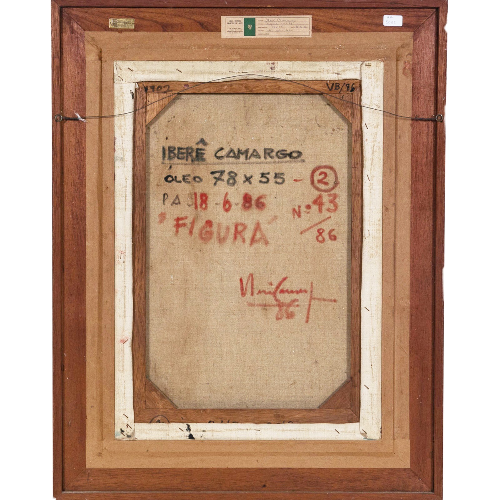 Iberê Camargo (1914-1994), Figura nº 43, 1986 - foto 4 de 4