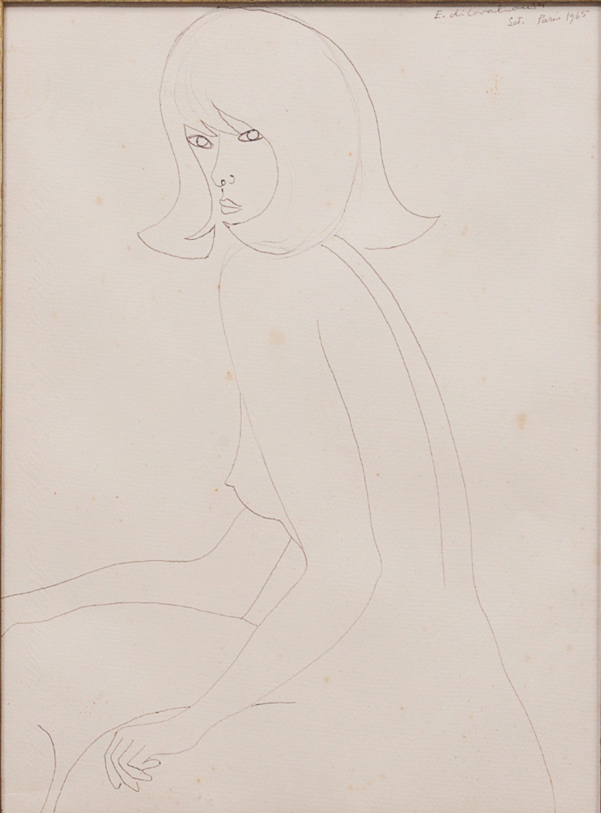 Di Cavalcanti (1897-1976), Figura feminina, 1965 - foto 1 de 6