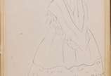Inimá de Paula (1918-1999), Baiana, 1952 - Grafite s/ papel<br>Ass. inf. central<br>