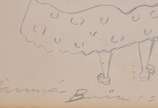 Inimá de Paula (1918-1999), Baiana, 1952 - Grafite s/ papel<br>Ass. inf. central<br>