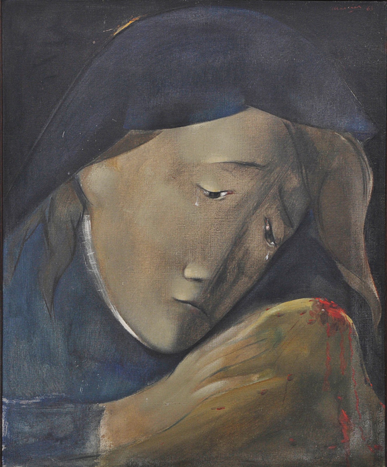 Emeric Marcier (1916-1990), Maria aos pés de Jesus , 1963 - foto 1 de 4
