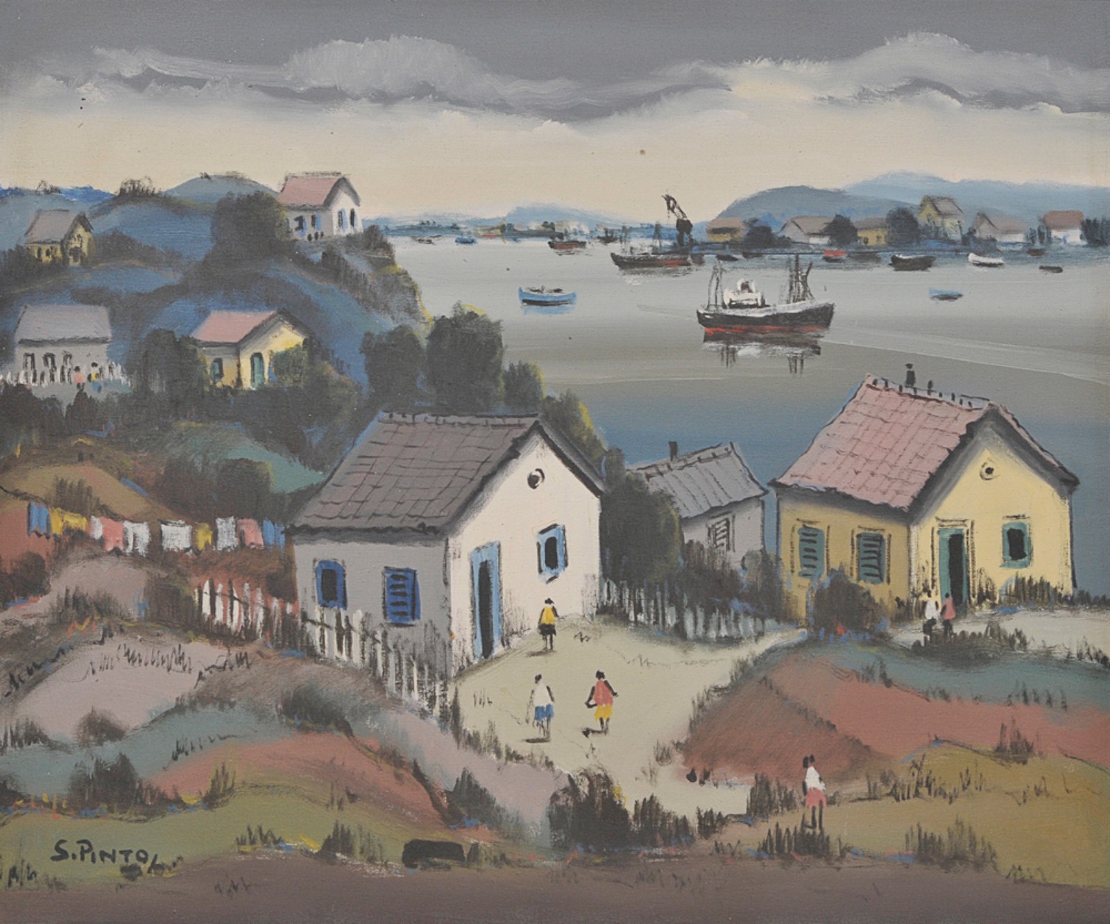 Sylvio Pinto (1918-1997), Ponta da areia , 1977 - foto 1 de 5