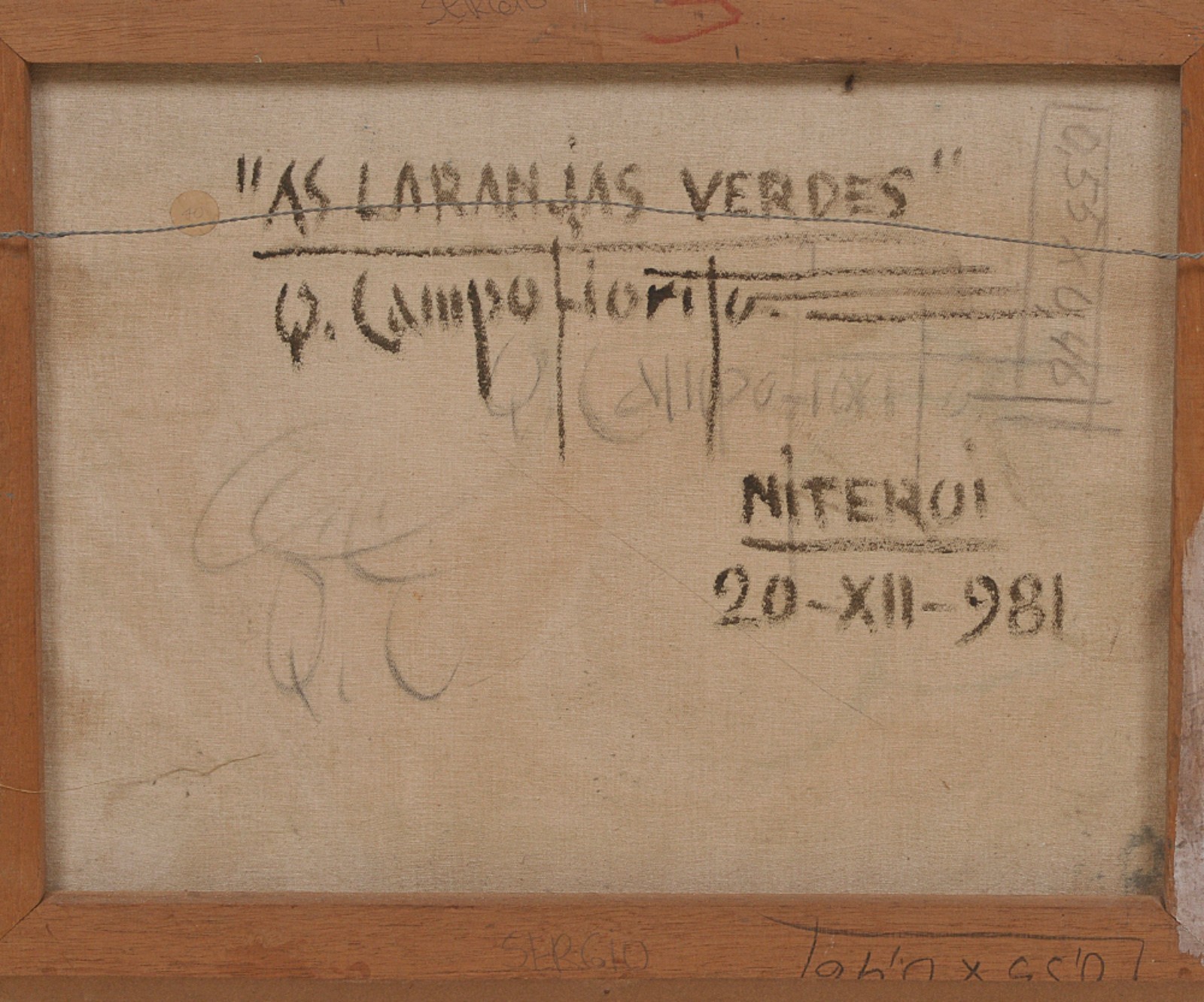 Quirino Campofiorito (1902-1993), As laranjas verdes, 1981 - foto 4 de 4