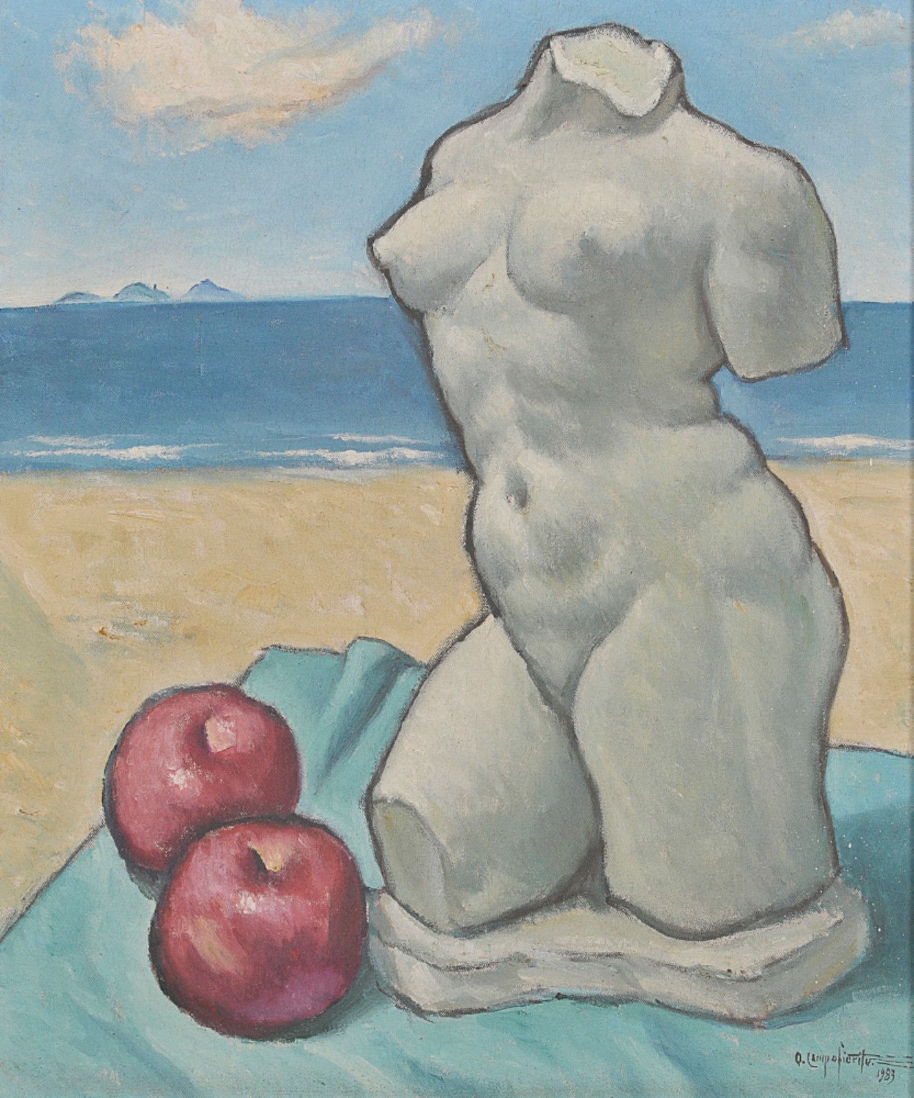 Quirino Campofiorito (1902-1993), Torso ( Homenagem a Maillol ) , 1981 - foto 1 de 4