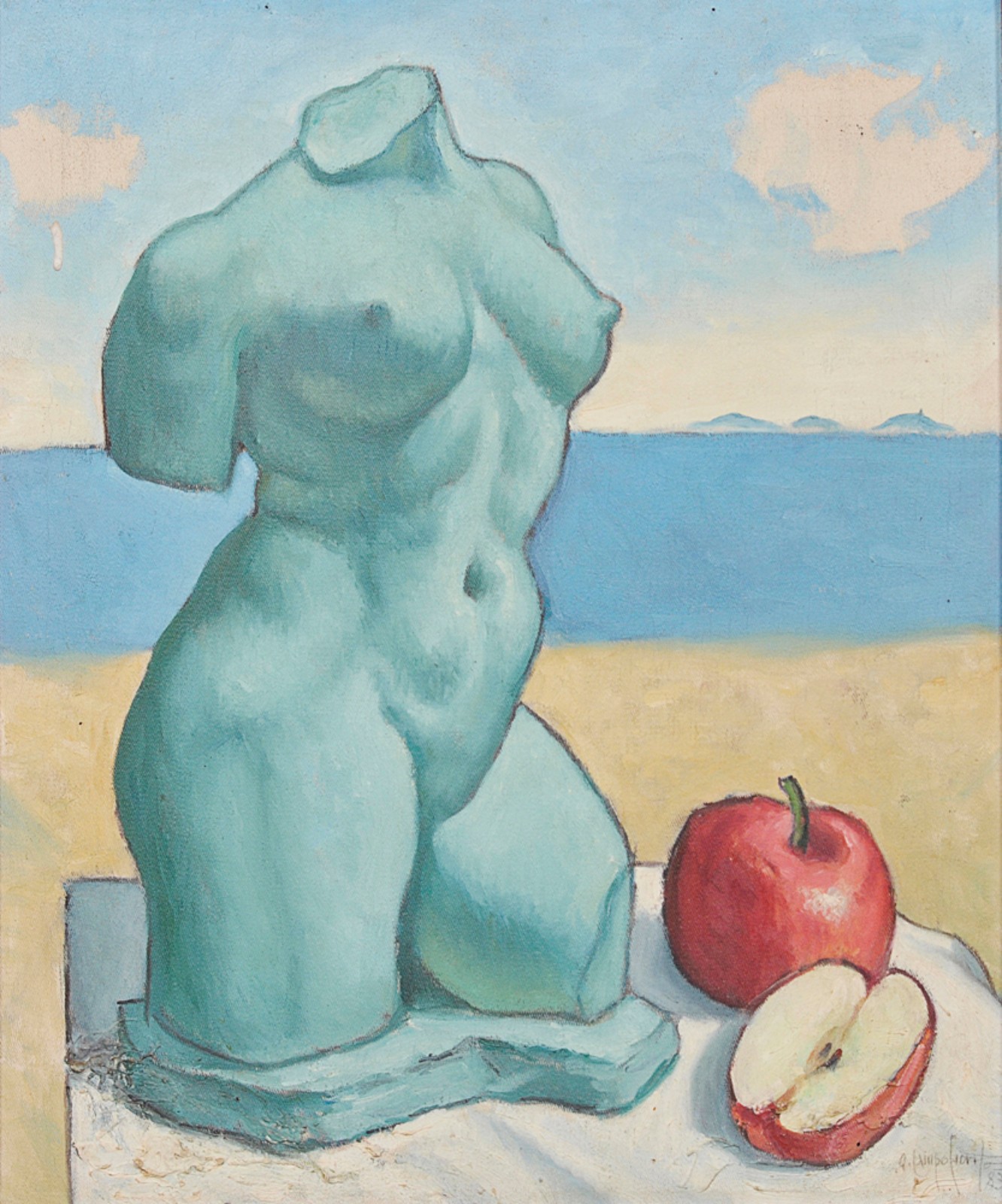 Quirino Campofiorito (1902-1993), Estatua de Bronze ( Homenagem a Maillol, 1983 - foto 1 de 4
