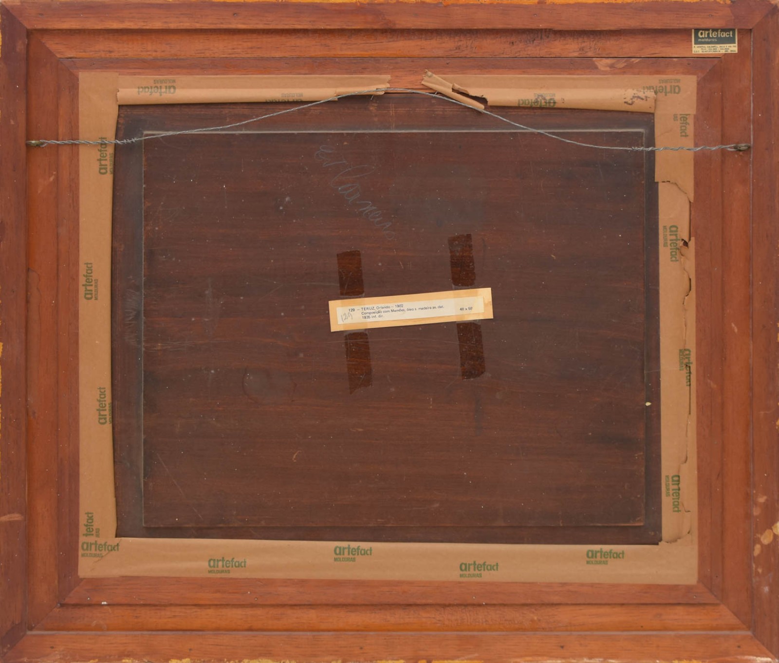 Orlando Teruz (1902-1984), Natureza Morta, 1935 - foto 4 de 4