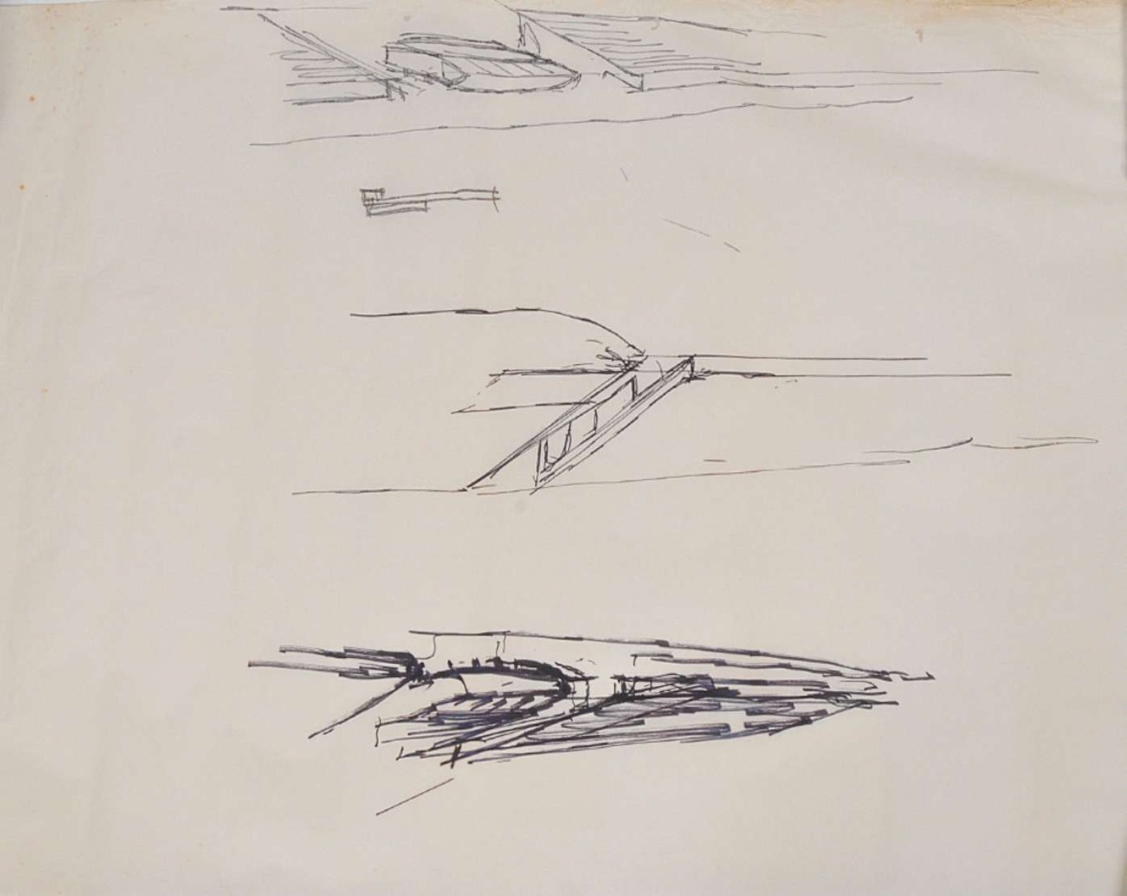 Oscar Niemeyer (1907-2012), Estudo para Sambodromo - RJ - foto 6 de 7