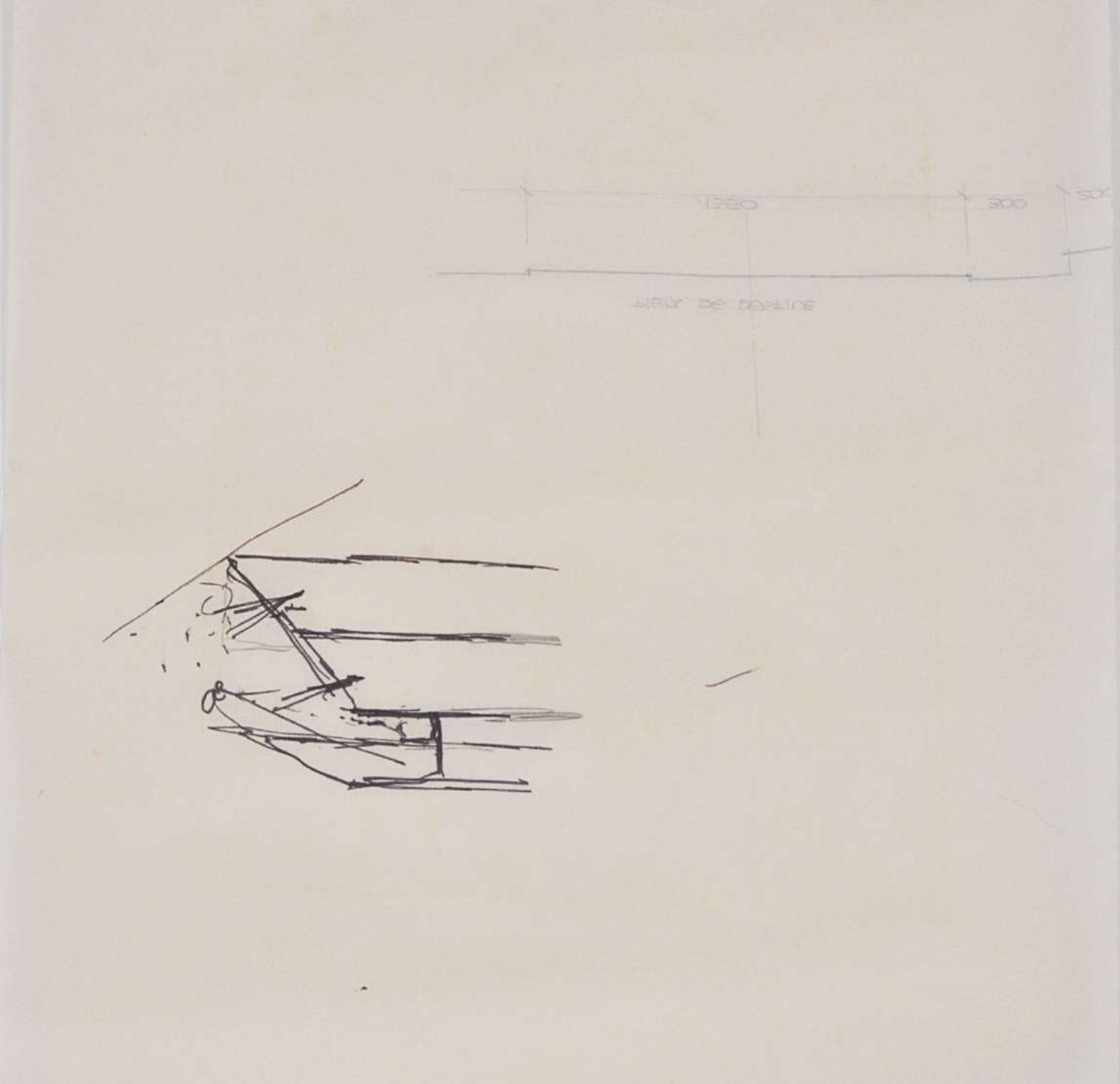Oscar Niemeyer (1907-2012), Estudo para Sambodromo - RJ - foto 4 de 7