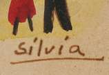 Sylvia de Leon Chalreo (1905-1991), Sem Titulo - Nanquim s/ papel<br>Ass. Inf. direito.
