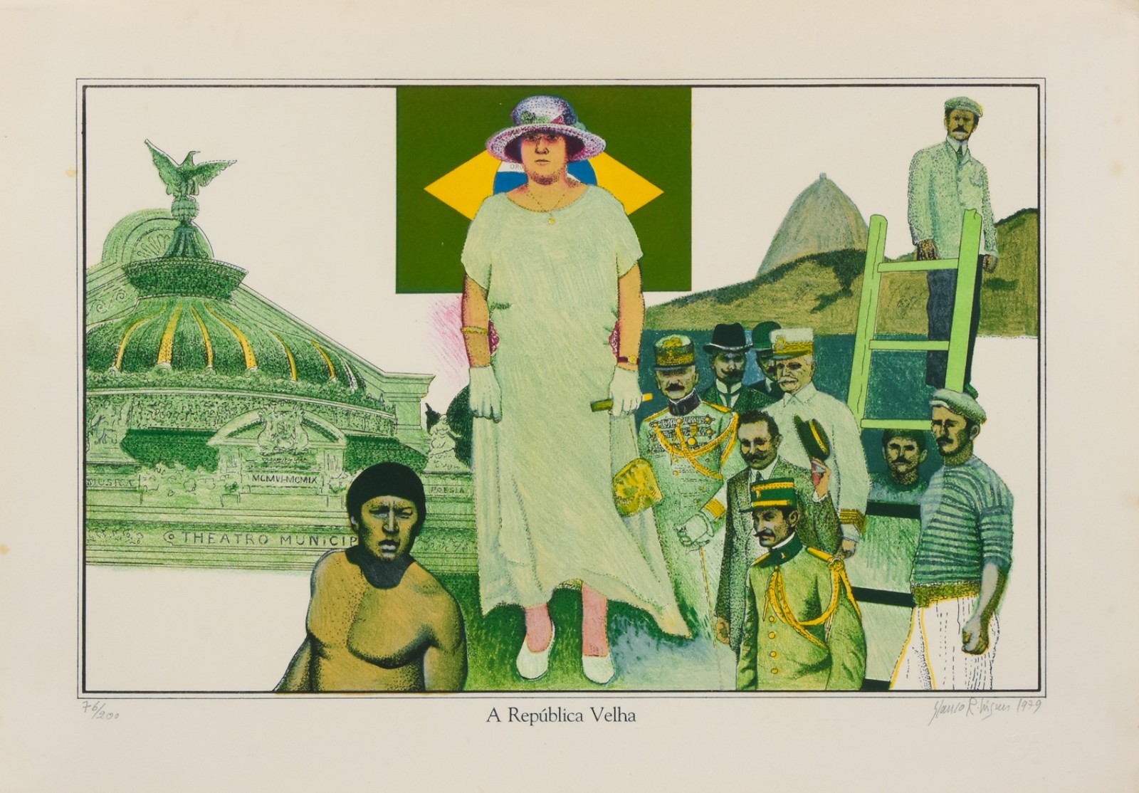 Glauco Rodrigues  (1929-2004), Republica Velha, 1979 - foto 1 de 4