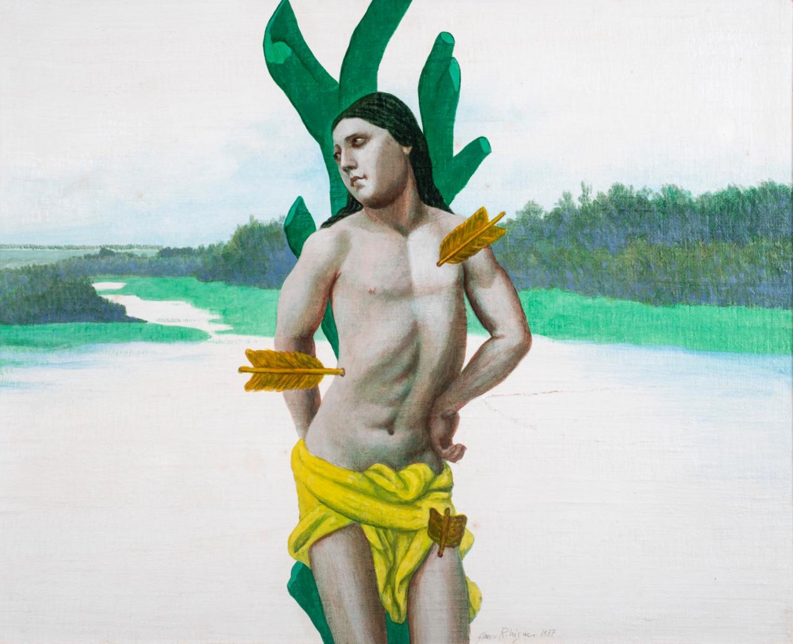 Glauco Rodrigues  (1929-2004), São Sebastião de Bagé, 1977
