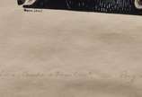 Percy Deane (1921-1993), Sem título, 1945 - Desenho em técnica mista<br>Ass. Inf. direito<br>Com inscrição " Jorge Lima, candieiro familiar, 1945"