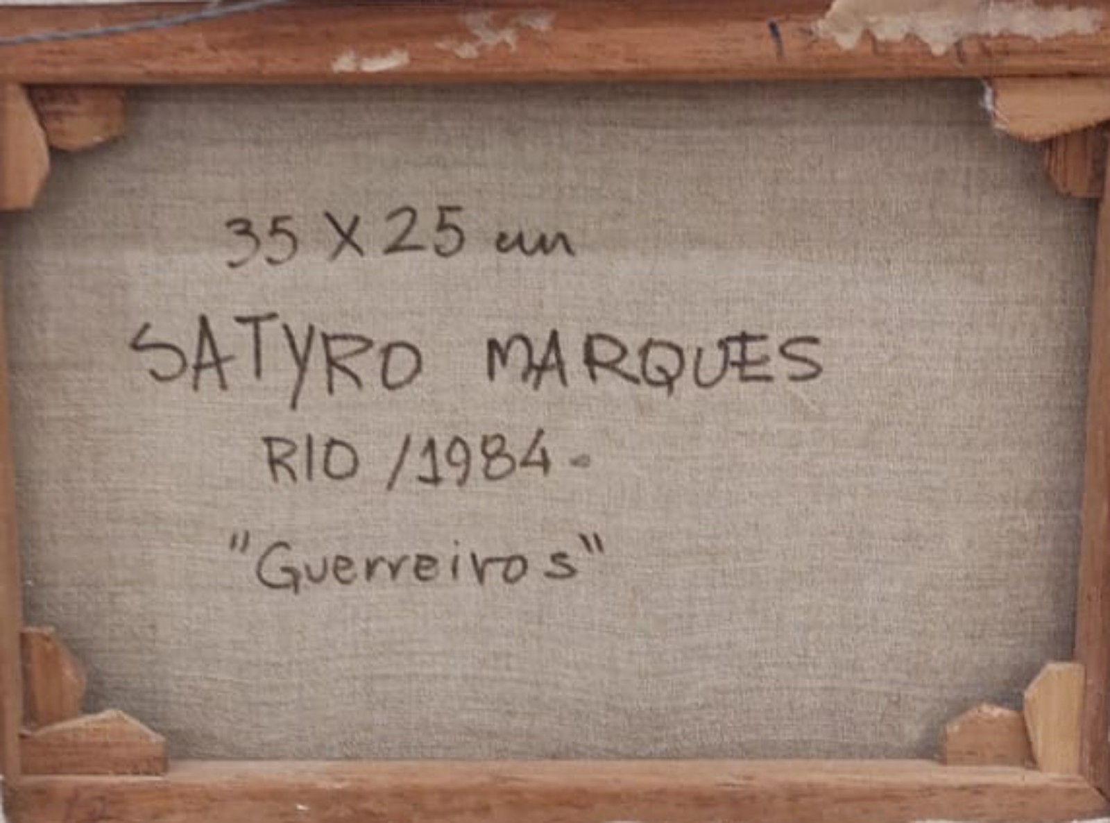 Satyro Marques (1935), Guerreiro , 1984 - foto 4 de 5