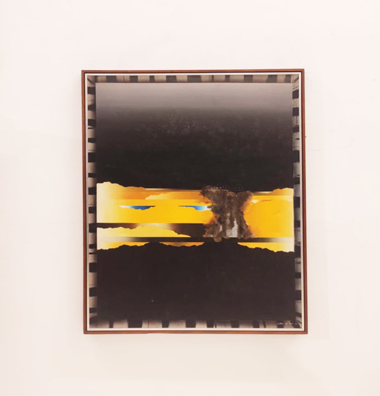 Tetsuro Sawada (1933-1999), Alvorecer preto e amarelo , 1972 - foto 2 de 5