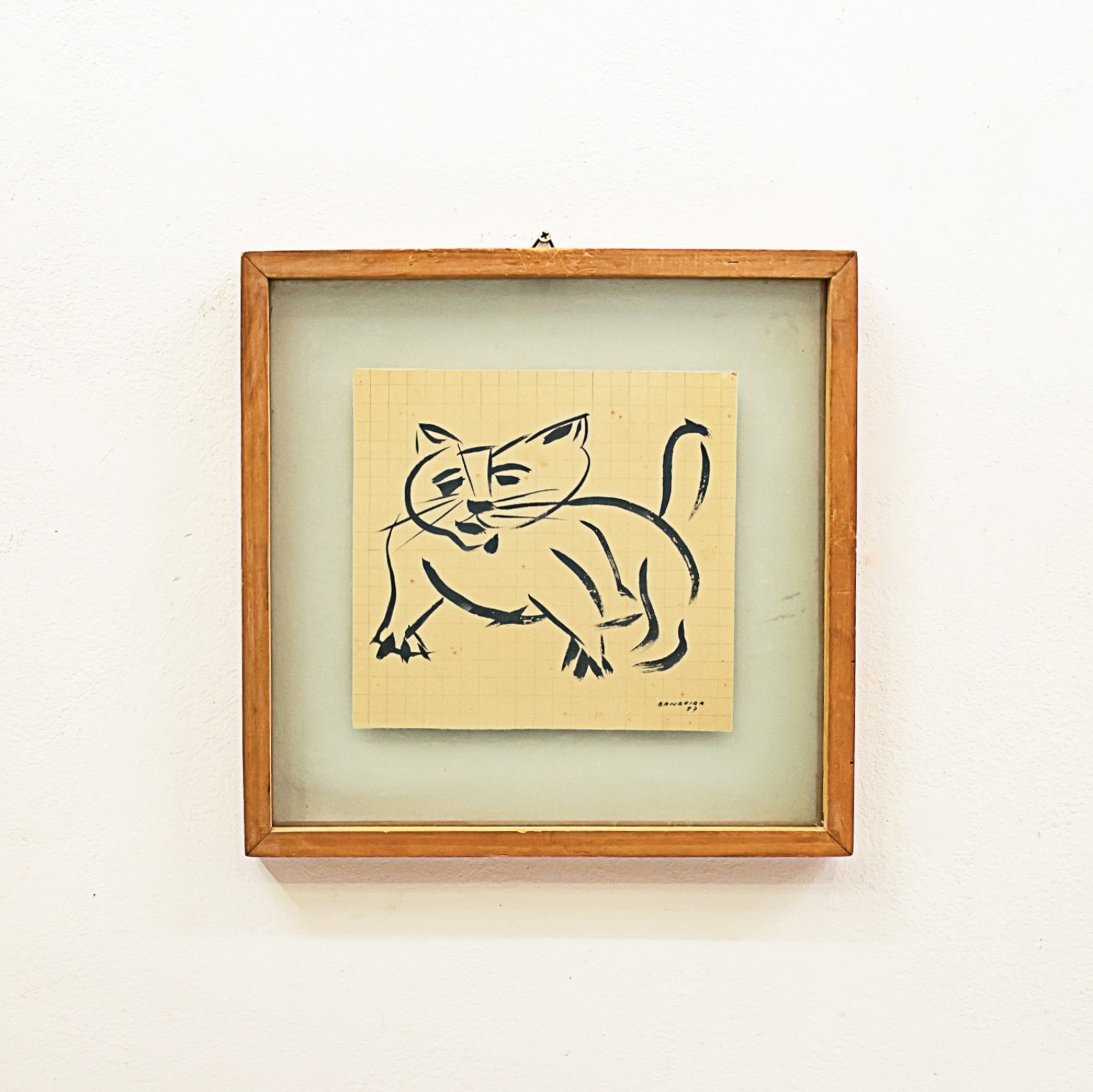 Antonio Bandeira (1922-1967), Gato, 1957 - foto 2 de 2