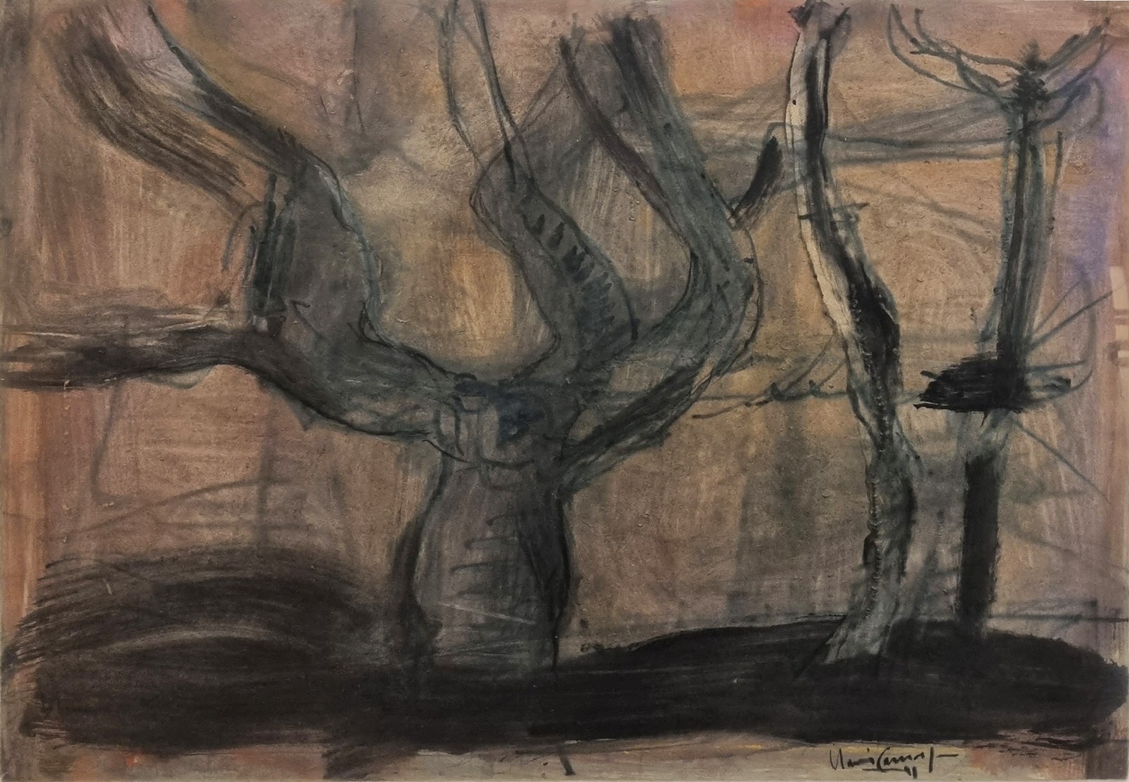 Iberê Camargo (1914-1994), Árvore dos Pampas, 1971 - foto 1 de 4