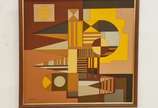 Roberto Burle Marx (1909-1994), Sem título, Déc.80 - Impressão s/ tecido produzido  com assinatura impressa trata-se de um Projeto de estamparia realizado em parceria com uma empresa no Rio de Jane...