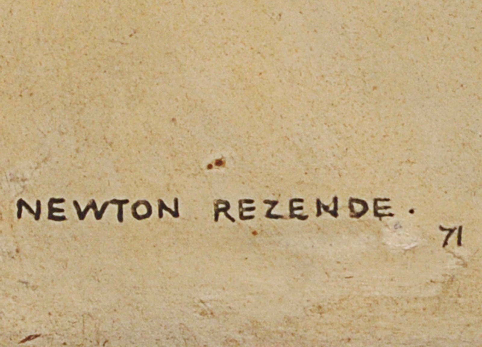 Newton Rezende (1912-1994), Figura, 1971 - foto 4 de 5