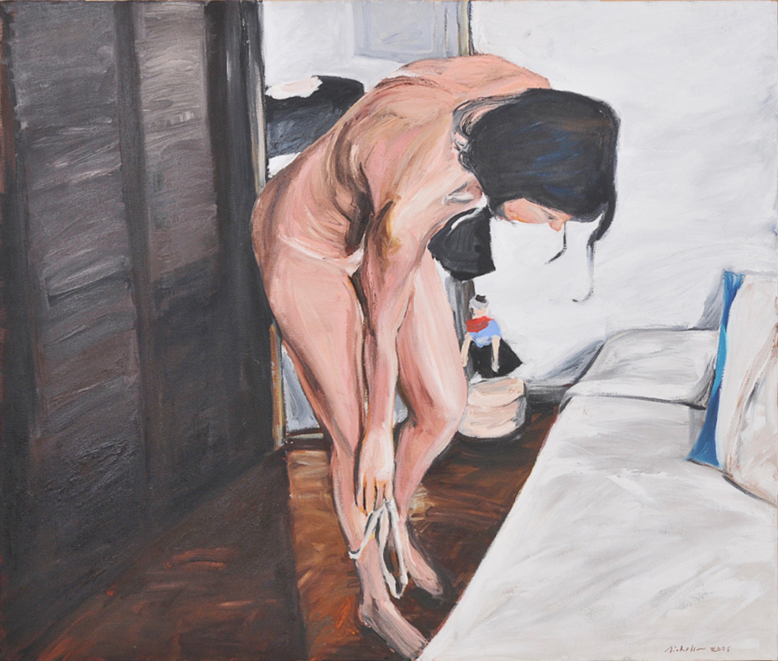 John Nicholson (1951), Undresing before, A mirror and Amoin With Doll, 2008 - foto 1 de 6
