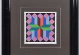 Victor Vasarely (1906-1997), Sem Título - Serigrafia<br>Ass. inf. direito a lápis <br>Edição 149 de 200<br>