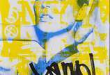 AVONE, Kate Moss - Serigrafia<br>Ass. com caneta preta a direita<br><br>AVone (Anthony Vasquez) é um dos mais proeminentes representantes da Pop Art contemporânea nos EU